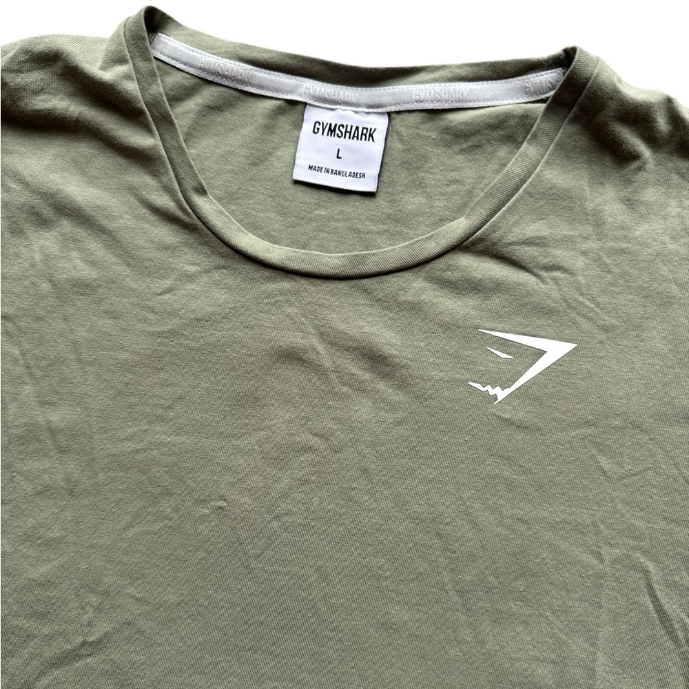 Gymshark Women’s Green‎ Long Sleeve Workout Shirt Size Large Logo/Gym/Training